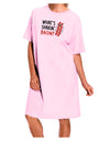 What's Shakin' Bacon Adult Wear Around Night Shirt and Dress-Night Shirt-TooLoud-Pink-One-Size-Fits-Most-Davson Sales