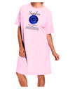 Birthstone Sapphire Adult Wear Around Night Shirt and Dress-Night Shirt-TooLoud-Pink-One-Size-Fits-Most-Davson Sales