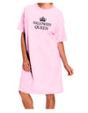 Halloween Queen Adult Wear Around Night Shirt and Dress by TooLoud-Night Shirt-TooLoud-Pink-One-Size-Davson Sales