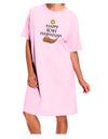 Happy Rosh Hashanah Adult Wear Around Night Shirt and Dress-Night Shirt-TooLoud-Pink-One-Size-Fits-Most-Davson Sales