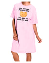 Cats Are Like Potato Chips Adult Wear Around Night Shirt and Dress-Night Shirt-TooLoud-Pink-One-Size-Fits-Most-Davson Sales