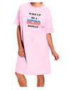 Wake Up Be A Hero Repeat Adult Wear Around Night Shirt and Dress by TooLoud-Night Shirt-TooLoud-Pink-One-Size-Fits-Most-Davson Sales