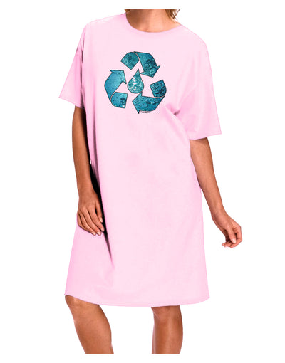 Water Conservation Adult Wear Around Night Shirt and Dress by TooLoud-Night Shirt-TooLoud-Pink-One-Size-Fits-Most-Davson Sales