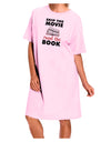 Skip The Movie Read The Book Adult Wear Around Night Shirt and Dress-Night Shirt-TooLoud-Pink-One-Size-Fits-Most-Davson Sales