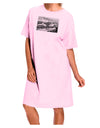 CO Mountain Forest Watercolor Adult Wear Around Night Shirt and Dress-Night Shirt-TooLoud-Pink-One-Size-Fits-Most-Davson Sales