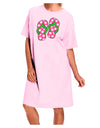 Cute Polka Dot Flip Flops - Pink and Green Adult Wear Around Night Shirt and Dress-Night Shirt-TooLoud-Pink-One-Size-Fits-Most-Davson Sales