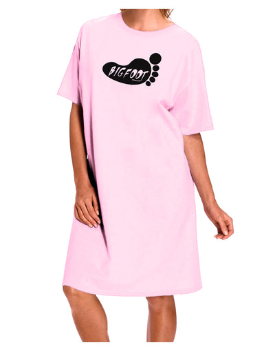 Bigfoot Adult Wear Around Night Shirt and Dress by TooLoud-Night Shirt-TooLoud-Pink-One-Size-Fits-Most-Davson Sales