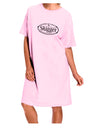 Lucille Slugger Logo Adult Wear Around Night Shirt and Dress by TooLoud-Night Shirt-TooLoud-Pink-One-Size-Fits-Most-Davson Sales