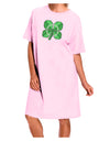 Pixel Four Leaf Clover Adult Wear Around Night Shirt and Dress-Night Shirt-TooLoud-Pink-One-Size-Fits-Most-Davson Sales