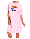 CMYK Clouds Adult Wear Around Night Shirt and Dress-Night Shirt-TooLoud-Pink-One-Size-Fits-Most-Davson Sales