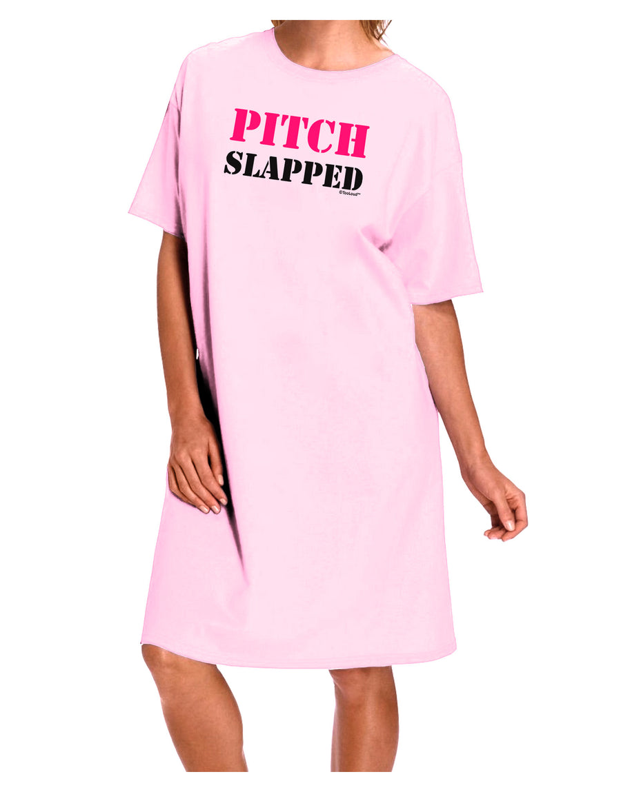 Pitch Slapped - Pink Adult Wear Around Night Shirt and Dress-Night Shirt-TooLoud-Pink-One-Size-Fits-Most-Davson Sales