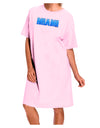 Miami Ocean Bubbles Adult Wear Around Night Shirt and Dress by TooLoud-Night Shirt-TooLoud-Pink-One-Size-Davson Sales