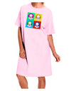 Clown Face Pop Art 2 Adult Wear Around Night Shirt and Dress-Night Shirt-TooLoud-Pink-One-Size-Fits-Most-Davson Sales