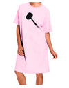 Thors Hammer Nordic Runes Lucky Odin Mjolnir Valhalla Adult Wear Around Night Shirt and Dress by TooLoud-Night Shirt-TooLoud-Pink-One-Size-Fits-Most-Davson Sales