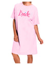 Bride Design - Diamond - Color Adult Wear Around Night Shirt and Dress-Night Shirt-TooLoud-Pink-One-Size-Fits-Most-Davson Sales