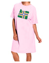 Portland Oregon Flag Adult Wear Around Night Shirt and Dress-Night Shirt-TooLoud-Pink-One-Size-Fits-Most-Davson Sales