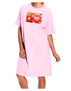 Watercolor Tomatoes Adult Wear Around Night Shirt and Dress-Night Shirt-TooLoud-Pink-One-Size-Fits-Most-Davson Sales