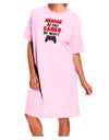 Nurse By Day Gamer By Night Adult Wear Around Night Shirt and Dress-Night Shirt-TooLoud-Pink-One-Size-Fits-Most-Davson Sales