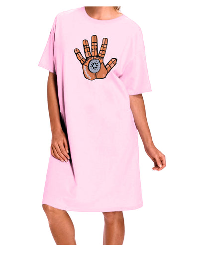 Cardano Hero Hand Adult Wear Around Night Shirt and Dress-Night Shirt-TooLoud-Pink-One-Size-Fits-Most-Davson Sales