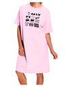 Twelve Days of Christmas Adult Wear Around Night Shirt and Dress-Night Shirt-TooLoud-Pink-One-Size-Fits-Most-Davson Sales