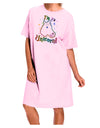 I'm a Unicorn Adult Wear Around Night Shirt and Dress-Night Shirt-TooLoud-Pink-One-Size-Fits-Most-Davson Sales