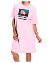 Down Like A Clownfish Adult Wear Around Night Shirt and Dress-Night Shirt-TooLoud-Pink-One-Size-Fits-Most-Davson Sales