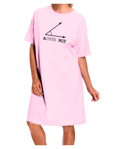 Acute Boy Adult Wear Around Night Shirt and Dress-Night Shirt-TooLoud-Pink-One-Size-Fits-Most-Davson Sales