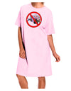 No Lionfish Adult Wear Around Night Shirt and Dress-Night Shirt-TooLoud-Pink-One-Size-Fits-Most-Davson Sales