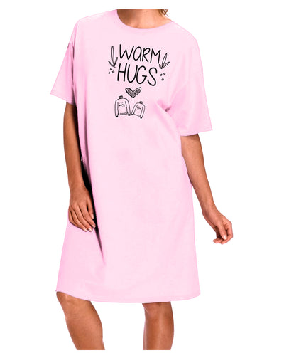 Warm Hugs Adult Wear Around Night Shirt and Dress-Night Shirt-TooLoud-Pink-One-Size-Fits-Most-Davson Sales