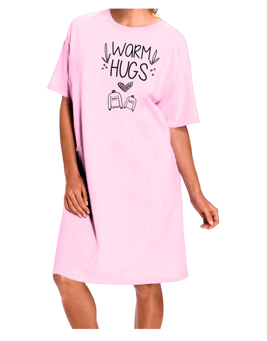 Warm Hugs Adult Wear Around Night Shirt and Dress-Night Shirt-TooLoud-Red-One-Size-Fits-Most-Davson Sales