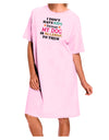 I Don't Have Kids - Dog Adult Wear Around Night Shirt and Dress-Night Shirt-TooLoud-Pink-One-Size-Fits-Most-Davson Sales