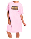 Happiness Is Not A Goal Adult Wear Around Night Shirt and Dress by TooLoud-Night Shirt-TooLoud-Pink-One-Size-Fits-Most-Davson Sales