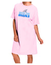 Save The Sharks - Fin Color Adult Wear Around Night Shirt and Dress by TooLoud-Night Shirt-TooLoud-Pink-One-Size-Davson Sales