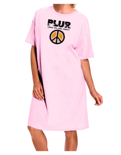 PLUR Daisies Adult Wear Around Night Shirt and Dress-Night Shirt-TooLoud-Pink-One-Size-Fits-Most-Davson Sales