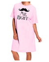 Matching Husband and Wife Designs - Mr Right Adult Wear Around Night Shirt and Dress-Night Shirt-TooLoud-Pink-One-Size-Fits-Most-Davson Sales