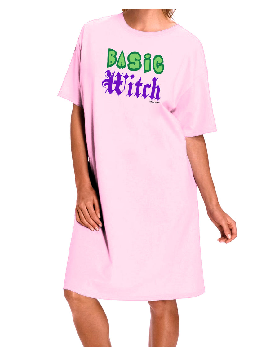 Basic Witch Color Green Adult Wear Around Night Shirt and Dress-Night Shirt-TooLoud-Pink-One-Size-Fits-Most-Davson Sales