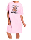 America is Strong We will Overcome This Adult Night Shirt Dress Pink O