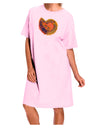 Nautilus Fossil Watercolor Adult Wear Around Night Shirt and Dress-Night Shirt-TooLoud-Pink-One-Size-Fits-Most-Davson Sales