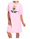 Bee-lieve In Me Adult Wear Around Night Shirt and Dress-Night Shirt-TooLoud-Pink-One-Size-Fits-Most-Davson Sales