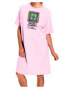 Pixel Irish Charm Item Adult Wear Around Night Shirt and Dress-Night Shirt-TooLoud-Pink-One-Size-Fits-Most-Davson Sales