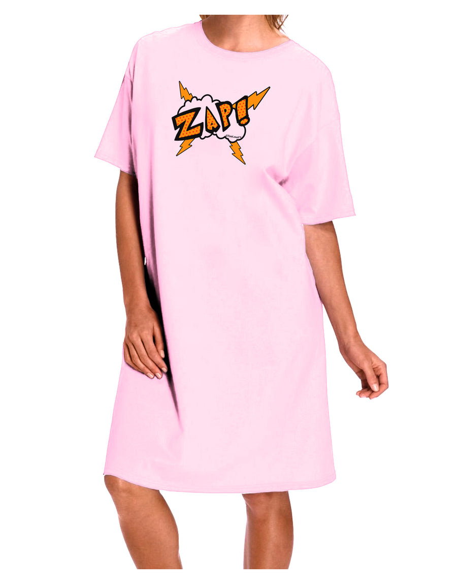 Onomatopoeia ZAP Adult Wear Around Night Shirt and Dress-Night Shirt-TooLoud-Pink-One-Size-Fits-Most-Davson Sales