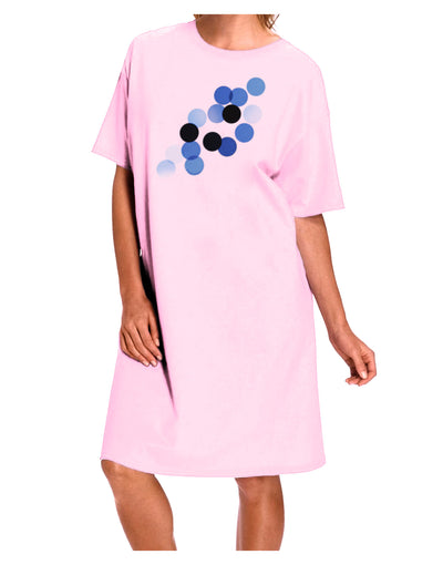 Inverted Bokeh Adult Wear Around Night Shirt and Dress by-Night Shirt-TooLoud-Pink-One-Size-Fits-Most-Davson Sales