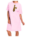 TooLoud Wizard Tie Yellow and Black Adult Wear Around Night Shirt and Dress-Night Shirt-TooLoud-Pink-One-Size-Fits-Most-Davson Sales