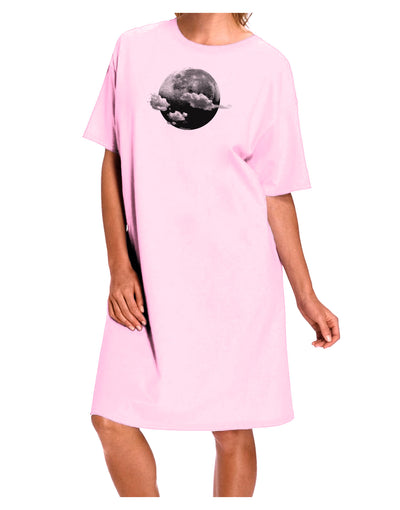 Moon Dream Earth Adult Wear Around Night Shirt and Dress-Night Shirt-TooLoud-Pink-One-Size-Fits-Most-Davson Sales