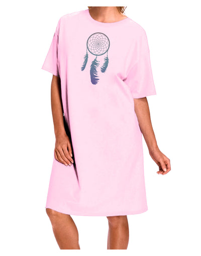 Mystic Dreamcatcher Adult Wear Around Night Shirt and Dress-Night Shirt-TooLoud-Pink-One-Size-Fits-Most-Davson Sales