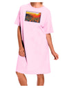 Colorado Sunset Watercolor Adult Wear Around Night Shirt and Dress-Night Shirt-TooLoud-Pink-One-Size-Fits-Most-Davson Sales