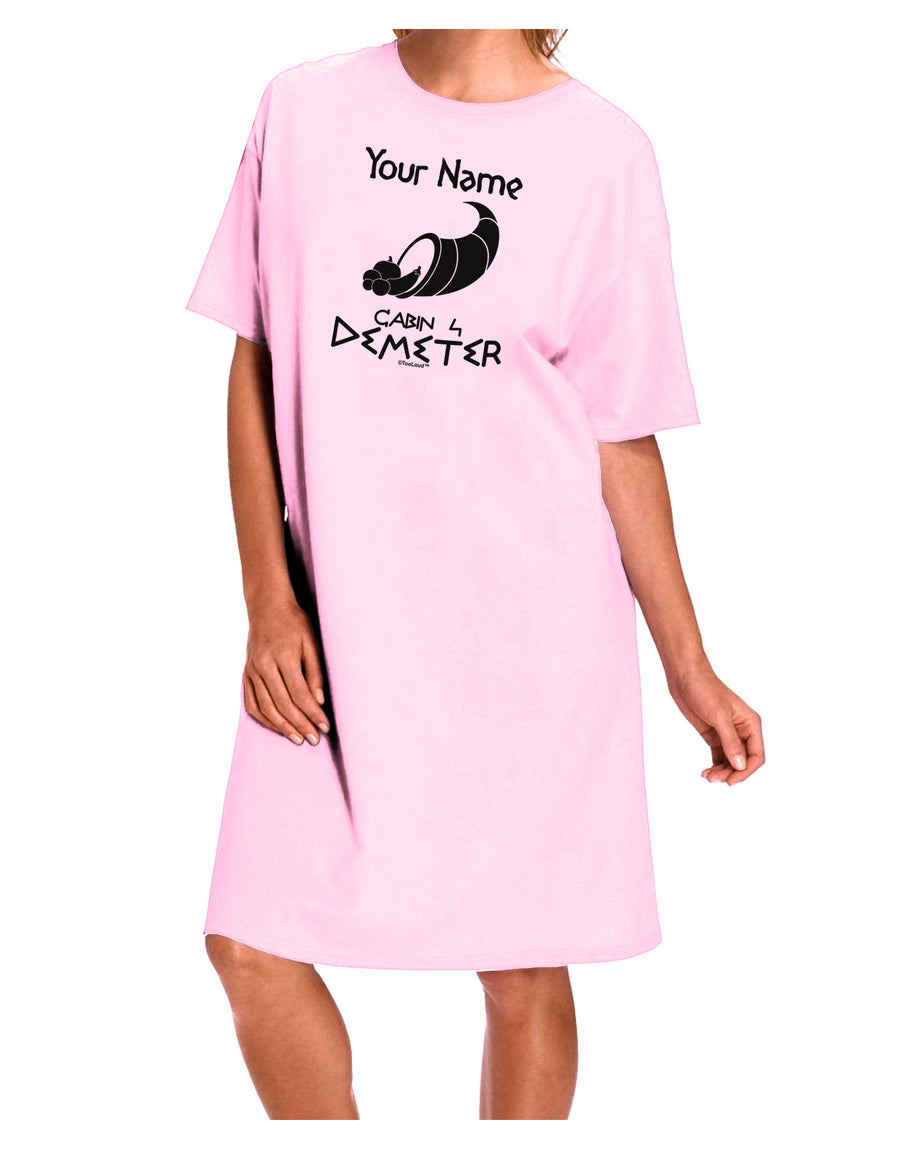 Personalized Cabin 4 Demeter Adult Wear Around Night Shirt and Dress-Night Shirt-TooLoud-Red-One-Size-Fits-Most-Davson Sales