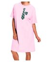 TooLoud Wizard Tie Green and Silver Adult Wear Around Night Shirt and Dress-Night Shirt-TooLoud-Pink-One-Size-Fits-Most-Davson Sales