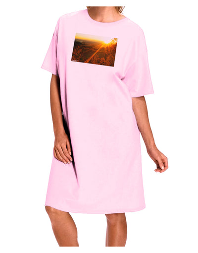 Colorado Sunset Adult Wear Around Night Shirt and Dress-Night Shirt-TooLoud-Pink-One-Size-Fits-Most-Davson Sales