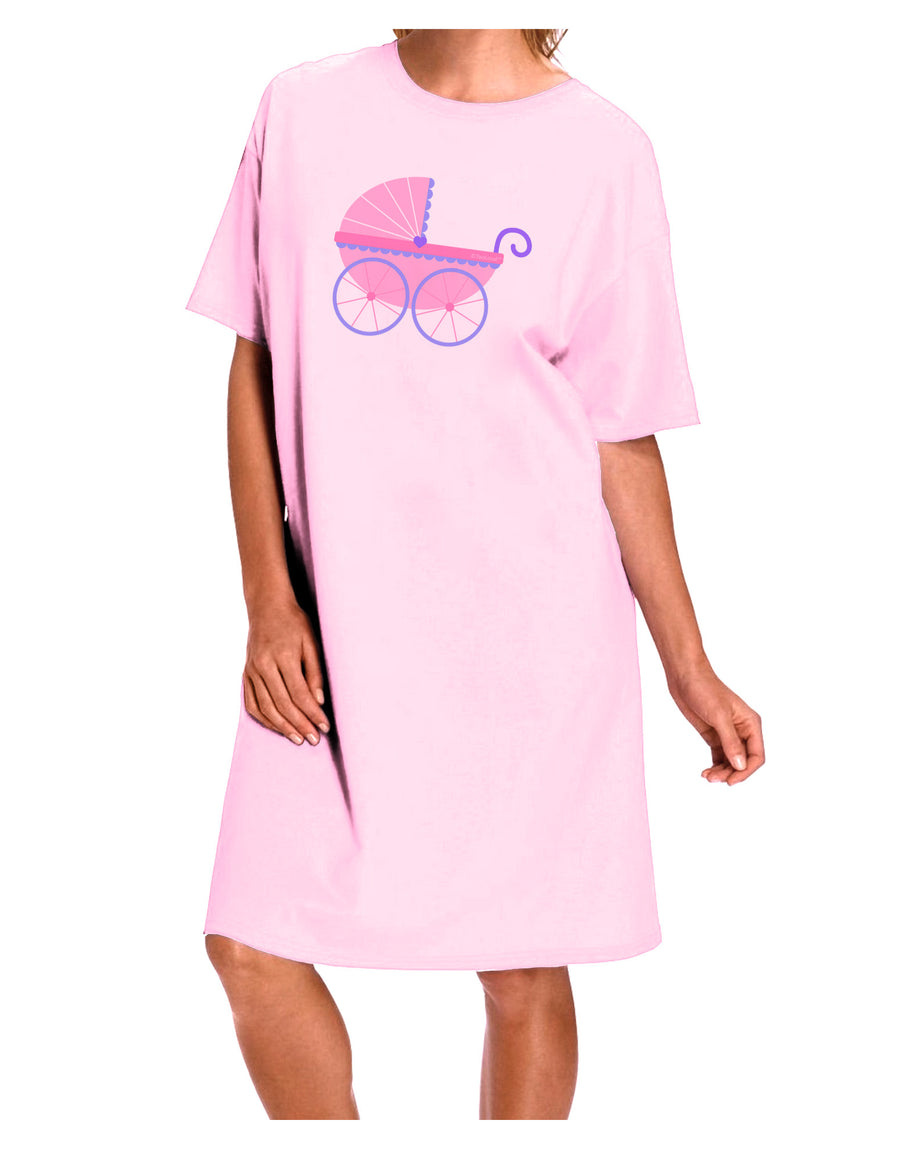 Baby Girl Carriage Adult Wear Around Night Shirt and Dress-Night Shirt-TooLoud-Pink-One-Size-Fits-Most-Davson Sales